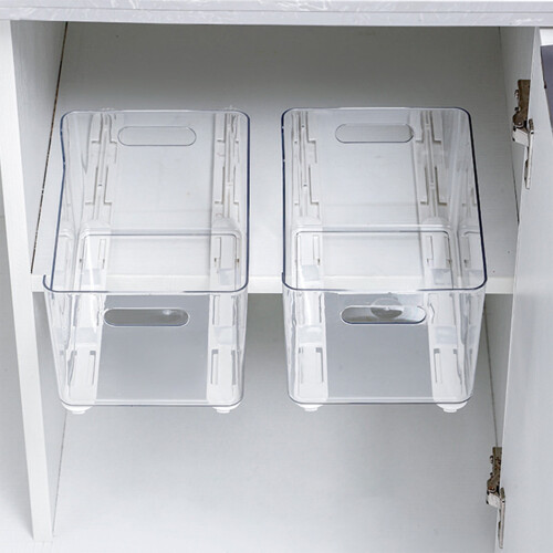 Multifunctional Storage Box, Sliding Track Plastic Accessories, Kitchen Drawer Organizer, Bedroom Storage Solution, Dormitory Space Saver 2