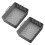 Silicone Liners for Ninja SL401 Double Stack 2-Basket Air Fryer, Reusable Perforated Rectangular Liners – Gray 4