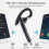 Auricolare wireless Bluetooth 5.0 con microfono, custodia di ricarica e cancellazione del rumore — Compatibile con iPhone e Android 5