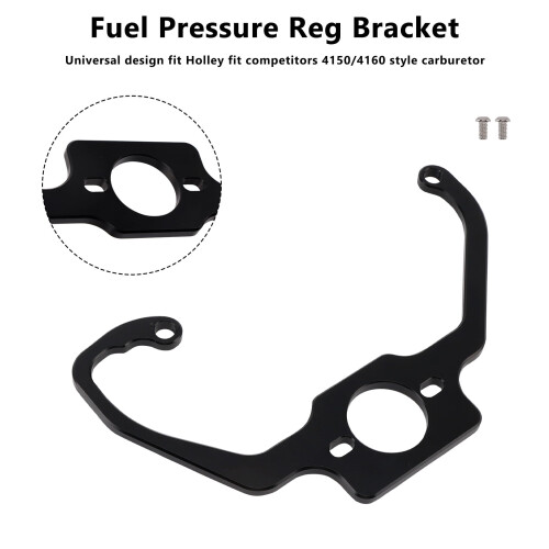 Support de régulateur de pression de carburant compatible Holley pour carburateurs concurrents 4150/4160 1