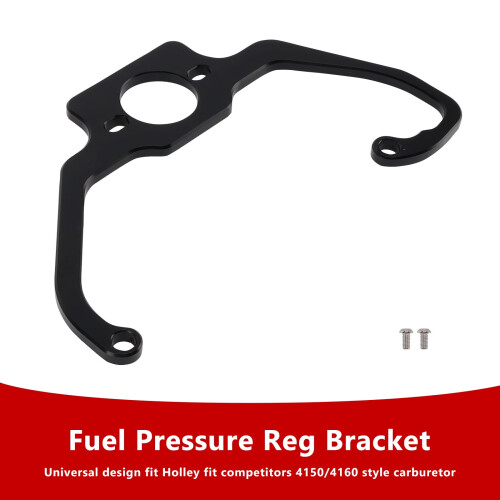 Support de régulateur de pression de carburant compatible Holley pour carburateurs concurrents 4150/4160 2