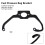 Support de régulateur de pression de carburant compatible Holley pour carburateurs concurrents 4150/4160 4
