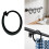 Hooks For Gazebo Curtains - Black Track Hooks Rustproof Multipurpose Gliding 5