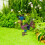 Statue de coq en fer pour jardin, design unique, 1 pièce 6
