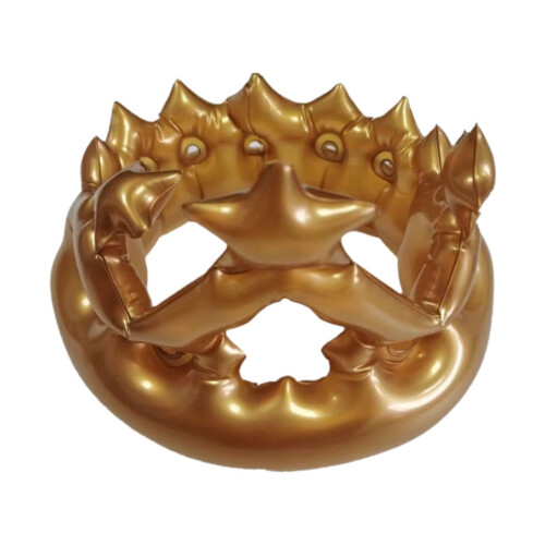 Inflatable Crown Hat – Lightweight PVC Party Accessory 1