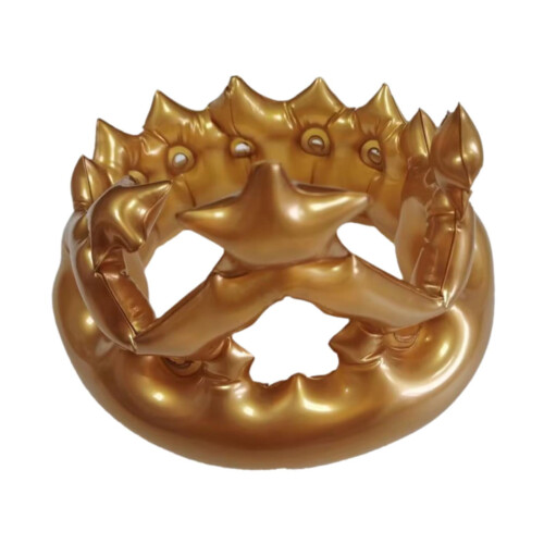 Inflatable Crown Hat – Lightweight PVC Party Accessory 2