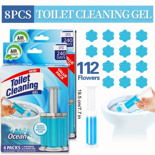 Καθαριστικό λεκάνης τουαλέτας Fresh Flower Gel Stamp – 6Scents, Αρωματικό χώρου, Αποτρέπει τα 1