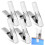 5Pcs Heavy Duty Assorted Color Spring Clips Plastic Background Cloth Holder 5