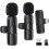 Lavalier Mic for Android/Computer/Laptop, Noise Reduction Chip, Mini Mic for Podcast/YouTube Recording (2 Pack) 2