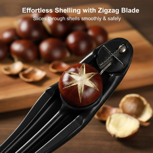 2026 Chestnut Peeler & Opener – Fast, Kernel-Safe, Easy Clean for Chestnuts, Walnuts, Hazelnuts 1