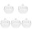 5Stk Nageldish Für Nagelstudio Mit Deckel Transparent Design 1