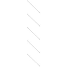 5Stk Metall Streifen Armband Rohlinge Silber DIY Bastelbedarf
