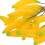 Artificial Bananas Bunch Plastic Home Decoration for Painters 1Pack 7