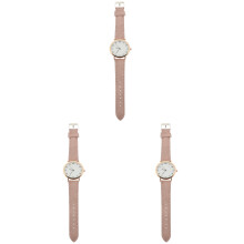 3Stk Rosa Uhr Für Freizeit Für