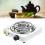 Electric Single Burner 1000W White 21x21x5cm 1