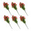 6Pcs Artificial Cherry Branches with Realistic Red Fruit for Wedding and Home Decorative Use 5