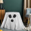 Spooky Ghost Tablecloth Waterproof Disposable Round Table Cover for Decor 4