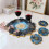 Grade Silicone Baking Mould Set Flower Designs For Party Desserts Multipurpose Use 8