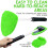 Windshield Cleaner Tool with Handle, Pivoting Triangular Head & 3 Washable Microfiber Bonnets – Car & Home Use 3