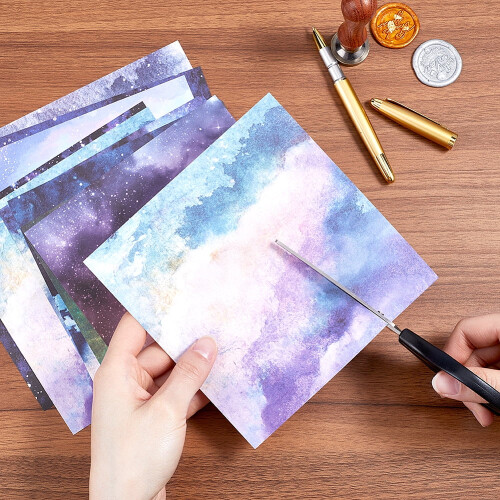24Sheets12Styles Sky Μπλοκάκια Χαρτί Scrapbook για DIY Άλμπουμ Scrapbooking Ευχετήρια Κάρτα Φόντο 2