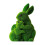 Artificial Moss Rabbit Figurine Decorative Statue 1pc 2