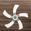 1 Set Fan Blades Replacement for Pedestal Ceiling Fan Outdoor with Leaf Structure 3