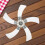 1 Set Fan Blades Replacement for Pedestal Ceiling Fan Outdoor with Leaf Structure 4