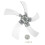 1 Set Fan Blades Replacement for Pedestal Ceiling Fan Outdoor with Leaf Structure 8