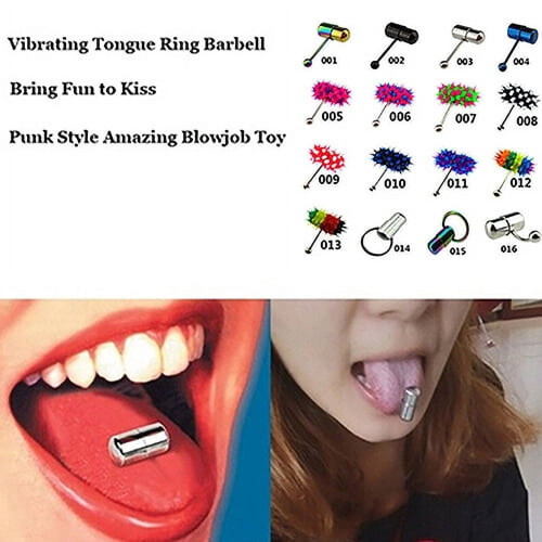 Unisex Cool Punk Σχέδιο Σφυρί Δονούμενη Γλώσσα Κοσμήματα Piercing Σώματος 2