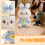 Pluche konijnenknuffel met kleding, 40 cm 3