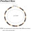 Herren-Puka-Muschelkette, Perlenchoker, 1-teilig 6