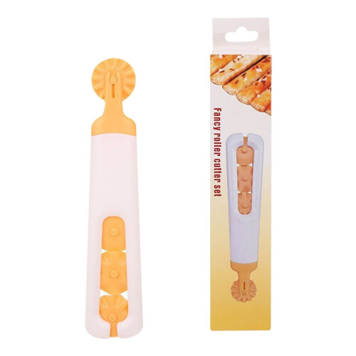 Decorative Rolling Cutter Set - Serrated Edge Baking Tool for Cake Decorate and Dough Pattern Cut 1
