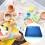 Παιδικό παιχνίδι Sandbox Δίσκος Sandbox Oxford Υφασμάτινος Πτυσσόμενος Σχεδιασμός για 7