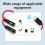 Adattatore audio da Type-C a jack da 3,5 mm per cuffie con microfono integrato, per un'esperienza sonora nitida. 6