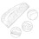 Sewing Ruler Acrylic Pattern Making Ruler Includes 5 Button Patterns For Sewing 2