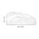Sewing Ruler Acrylic Pattern Making Ruler Includes 5 Button Patterns For Sewing 5