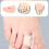 Toe Bending Orthotics, Hammer Shaped Toe Straightener, Cover., Split Toe C3R4 3