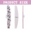 Set of 6 nail files, grit 100/180 and buffer, Multicolor 4