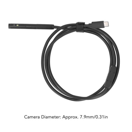 USB-C Endoscope 1920P Dual Lens IP67 1m Cable 1