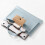 Waterproof Leather File Folder Light Blue 14.17 x 9.84 in 5