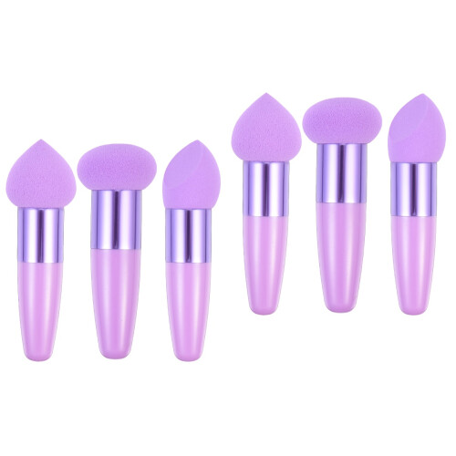 6Stk Herzförmige Make-Up Schwämme Multifunktionale Kosmetik 2