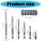 6Pcs Impact-Ready Screwdriver Bits with Shank, Antislip Drill Attachments for Head Fastening 3