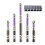 6Pcs Impact-Ready Screwdriver Bits with Shank, Antislip Drill Attachments for Head Fastening 4