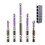 6Pcs Impact-Ready Screwdriver Bits with Shank, Antislip Drill Attachments for Head Fastening 6