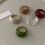 Resin Cocktail Ring Glossy Lightweight Multiple Colors 6