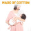 3Pcs Unisex Small Cotton Bibs Reusable Multi Use Assorted Color Shoulder Protectors 2