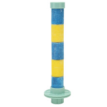 Quartzite Bird Perch Rod With Metal Core Beak Sharpening Function Porous Pumice Material Easy Installation For Parakeets And Cockatiels