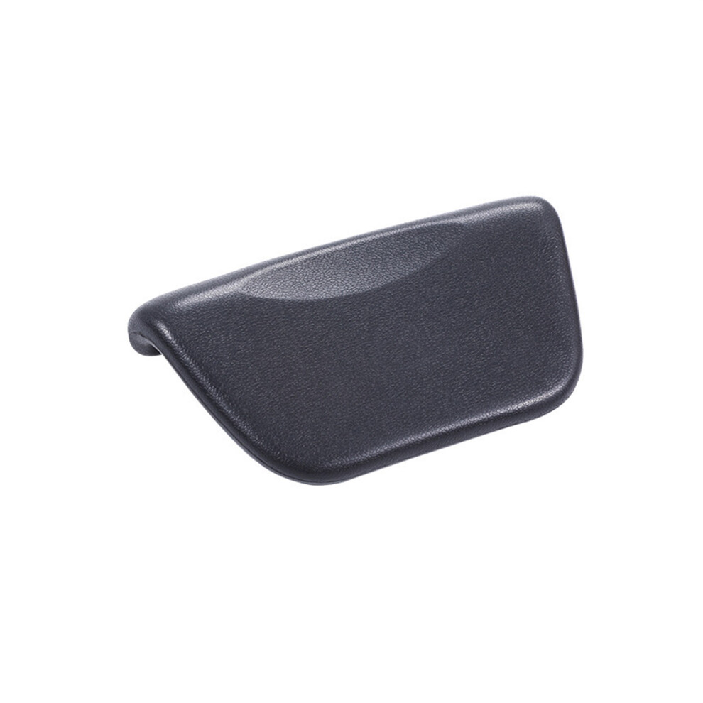 Black (27Cmx14cmx5cm, ) Bath Neck Pillow Headrest Lightweight Pu Suction Cup Shower Spa Pillow Breathable Bathtub Cushion For Neck Support