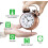 Retro Alarm Clock,Old Fashioned Bedside Alarm Clock With Non Ticking 4