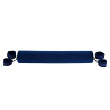 (One Size, Blue) SM Bondage Straps with Positioning Cylinder Pillow Adjustable Restraints Couples Toys Slave Wrist and Ankle Restraint Kit